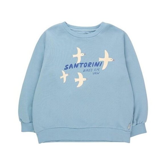 TINYCOTTONS Kids Santorini Birds Sweatshirt Size 4Y Blue - Picture 16 of 16